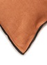 Detail View - Click To Enlarge - MAISON DE VACANCES - Washed Linen Cushion Case — Sienne