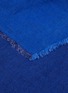 Detail View - Click To Enlarge - MAISON DE VACANCES - Crumpled Washed Linen Throw — Cobalt/Indigo