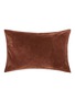 Main View - Click To Enlarge - MAISON DE VACANCES - Vintage Velvet Cushion Case — Argile