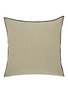 Main View - Click To Enlarge - MAISON DE VACANCES - Stone Washed Linen Cushion Case — Ciment