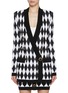 Main View - Click To Enlarge - BALMAIN - Diamond Jacquard 6 Button Jacket