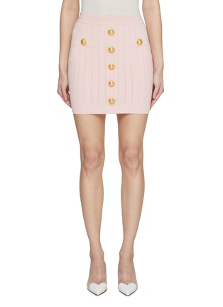 Main View - Click To Enlarge - BALMAIN - Knit Short Skirt