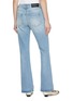 Back View - Click To Enlarge - BALMAIN - Flared Light Washed Jeans