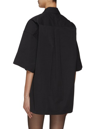 Back View - Click To Enlarge - ALEXANDER WANG - Mini Shirt Dress With Belt