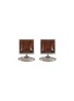 Main View - Click To Enlarge - TATEOSSIAN - Tiger Eye Titanium Classic Cufflinks