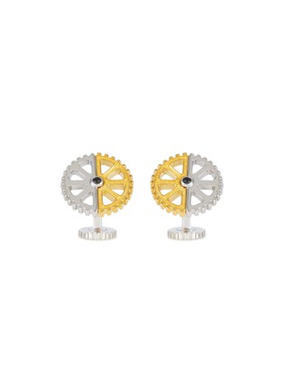 Main View - Click To Enlarge - TATEOSSIAN - Spinel Gold Rhodium Plated Cufflinks