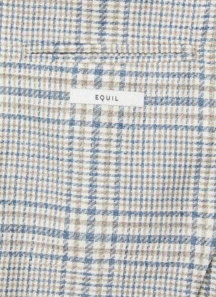  - EQUIL - Jack Single Breasted Notch Lapel Plaid Blazer