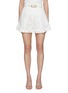 Main View - Click To Enlarge - ZIMMERMANN - Belted Lace Cutout Shorts