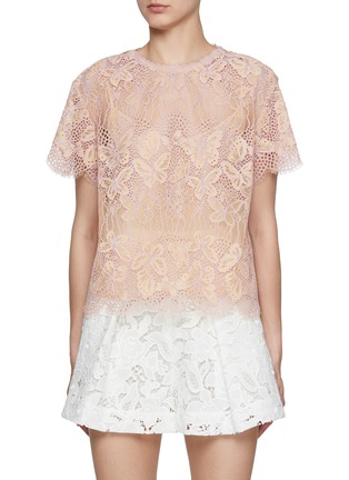 Main View - Click To Enlarge - ZIMMERMANN - Harmony Lace Top