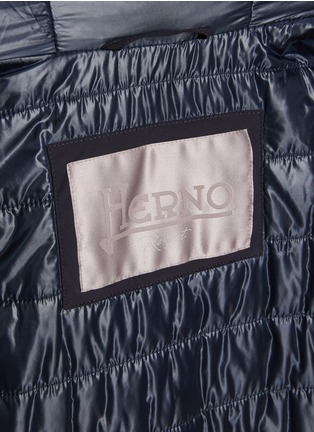 Detail View - Click To Enlarge - HERNO - Zip Up Hooded Jacket