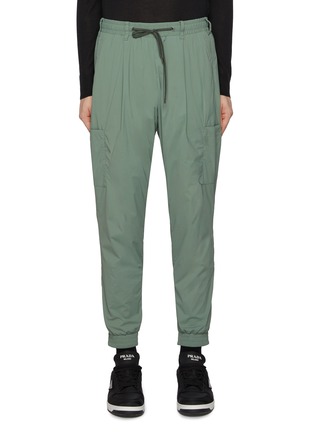 Main View - Click To Enlarge - HERNO - Elasticated Drawstring Waist Flight Pants