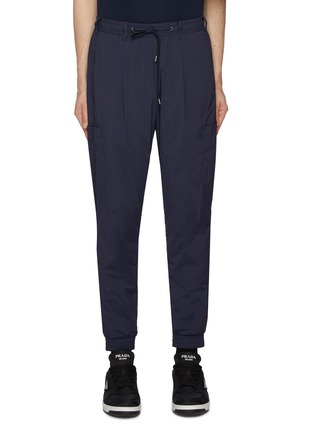 Main View - Click To Enlarge - HERNO - Elasticated Drawstring Waist Flight Pants