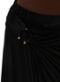  - PACO RABANNE - Draped Ring Waist Asymmetrical Skirt