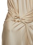  - PACO RABANNE - Cap Sleeve Wrap Detail Asymmetrical Dress