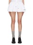 Main View - Click To Enlarge - MIU MIU - Side Stripe Cotton Mini Skirt