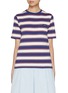 Main View - Click To Enlarge - MIU MIU - Cotton Jersey Striped T-Shirt