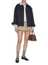 Figure View - Click To Enlarge - MIU MIU - Polo Collar Cashmere Cardigan