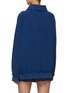 Back View - Click To Enlarge - MIU MIU - Denim Effect Polo Jersey Sweatshirt