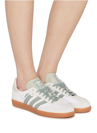 Figure View - Click To Enlarge - ADIDAS - Samba OG Low Top Lace Up Sneakers
