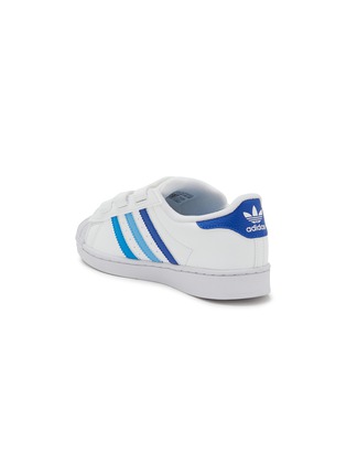 Detail View - Click To Enlarge - ADIDAS - Superstar CF C Leather Kids Sneakers