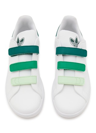Figure View - Click To Enlarge - ADIDAS - Stan Smith CF C Leather Kids Sneakers