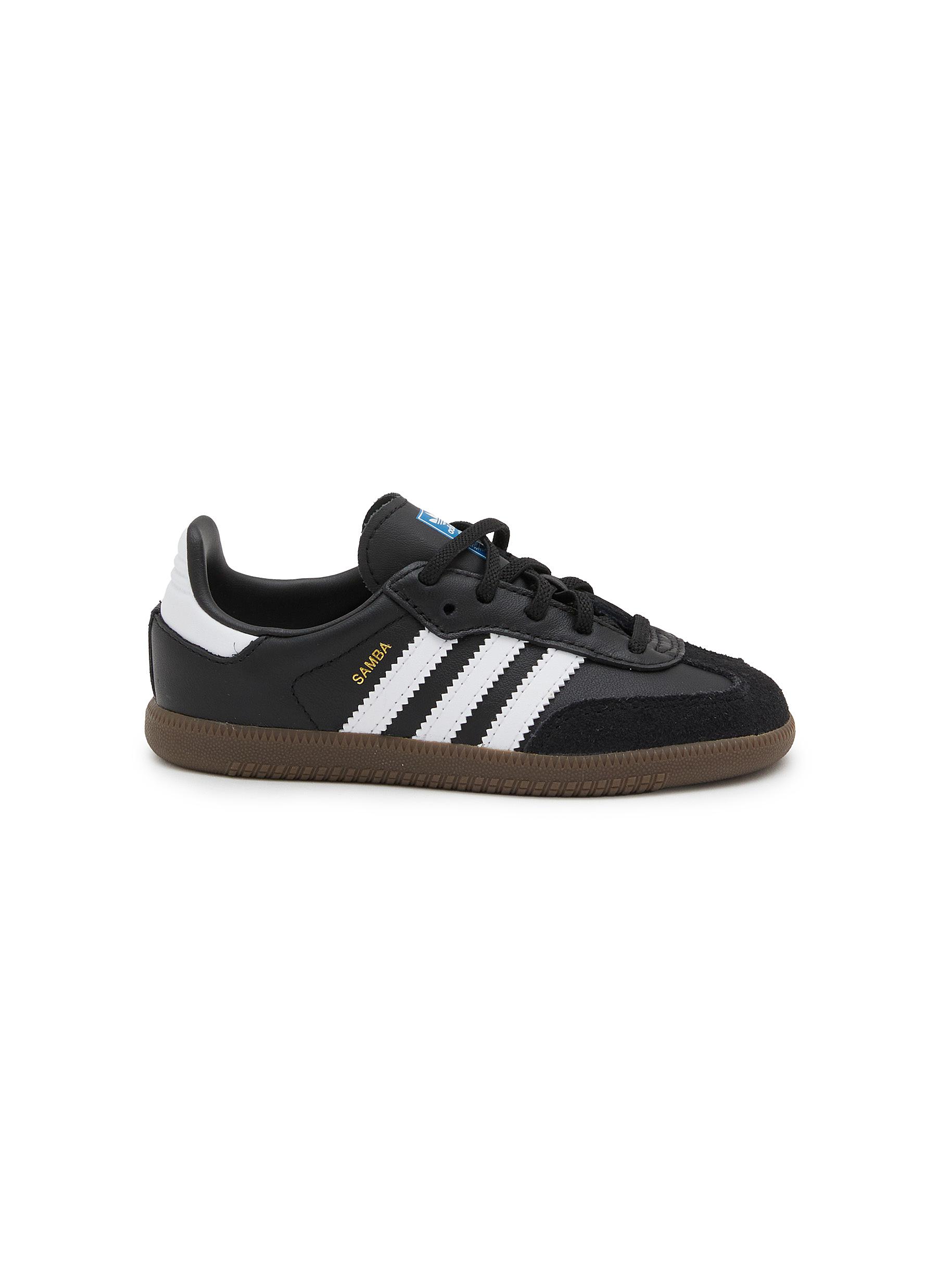 ADIDAS Samba OG EL I Leather Toddlers Sneakers BLACK Kids Lane Crawford