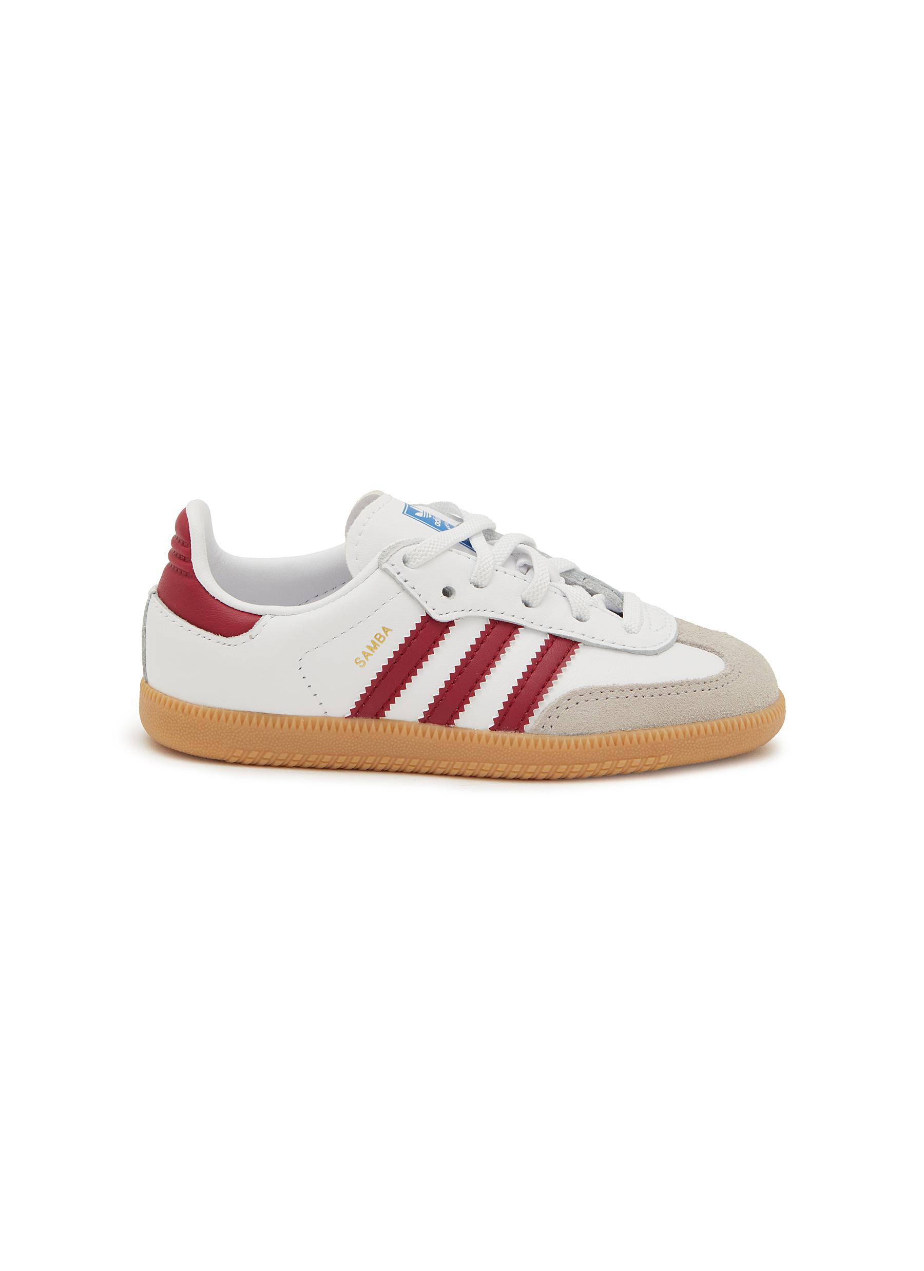 ADIDAS Samba OG EL I Leather Toddlers Sneakers RED Kids Lane Crawford