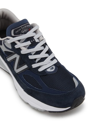 Detail View - Click To Enlarge - NEW BALANCE - Made in USA 990v6 Core Suede Sneakers