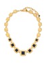 Figure View - Click To Enlarge - LANE CRAWFORD VINTAGE ACCESSORIES - Chanel Day Night Gold Toned Metal Quilted Necklace