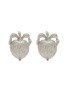 Main View - Click To Enlarge - LANE CRAWFORD VINTAGE ACCESSORIES - Gift N Go Sliver Toned Metal Earrings