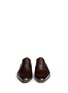 Front View - Click To Enlarge - MAGNANNI - Medallion toe cap five eyelet leather Oxfords
