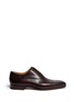 Main View - Click To Enlarge - MAGNANNI - Medallion toe cap five eyelet leather Oxfords
