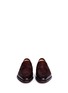 Front View - Click To Enlarge - MAGNANNI - Burnished leather penny loafers
