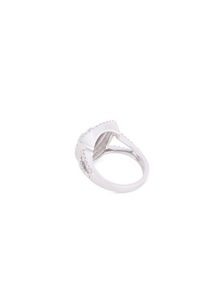 Figure View - Click To Enlarge - LC COLLECTION JEWELLERY - Diamond 18k gold triangle cutout ring