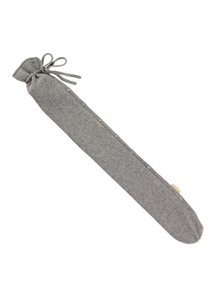Main View - Click To Enlarge - YUYU BOTTLE - Pure Cashmere Hot Water Bottle Set — Stone Grey