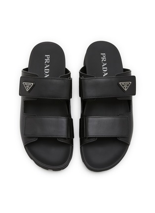Detail View - Click To Enlarge - PRADA - Leather Sandals