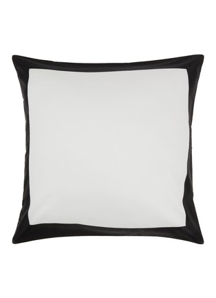 Main View - Click To Enlarge - FRETTE - Bold Euro Sham — Milk/Nero