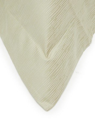 Detail View - Click To Enlarge - FRETTE - Rays Euro Sham — Tranquil Green/Savage Beige