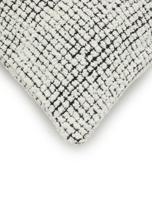 Detail View - Click To Enlarge - FRETTE - Nest Cushion Cover — Nero/Milk