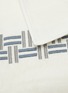 Detail View - Click To Enlarge - FRETTE - Basket Weave Embroidered Bath Sheet — Steel Blue/ Grey Cliff