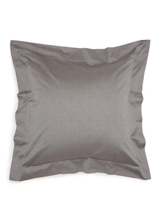 Main View - Click To Enlarge - FRETTE - Forever Euro Sham — Grigio/Marrone