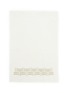 Main View - Click To Enlarge - FRETTE - Basket Weave Embroidered Guest Towel — Tranquil Green/ Beige