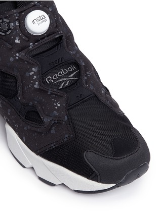 Detail View - Click To Enlarge - REEBOK - 'Instapump Fury SP' speckle print slip-on sneakers
