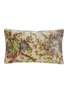 Main View - Click To Enlarge - FRETTE - Botanic Velvet Cushion Cover — Regal Purple/Sakura Pink