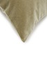 Detail View - Click To Enlarge - FRETTE - Luxury Cashmere Velvet Decorative Cushion Cover — Tranquil Green