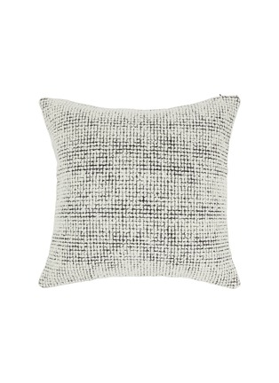 Main View - Click To Enlarge - FRETTE - Nest Cushion Cover — Nero/Milk