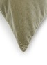 Detail View - Click To Enlarge - FRETTE - Luxury Cashmere Velvet Cushion Cover — Tranquil Green