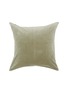 Main View - Click To Enlarge - FRETTE - Luxury Cashmere Velvet Cushion Cover — Tranquil Green