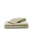 Main View - Click To Enlarge - FRETTE - Rays Queen Size Duvet Cover Set — Tranquil Green/Savage Beige