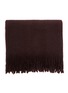 Detail View - Click To Enlarge - FRETTE - Cosy Mohair Throw — Regal Purple